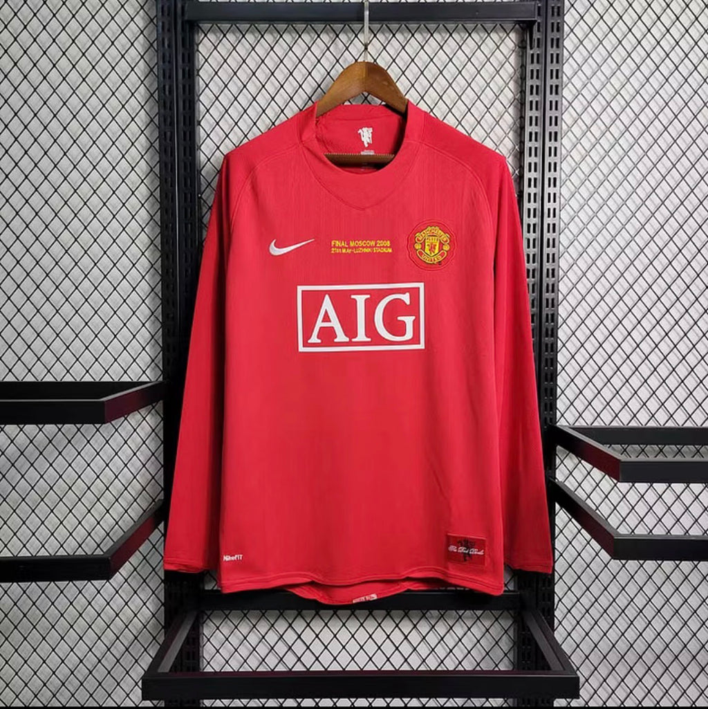 2007/08 Retro Manchester United UCL Final Home Jersey