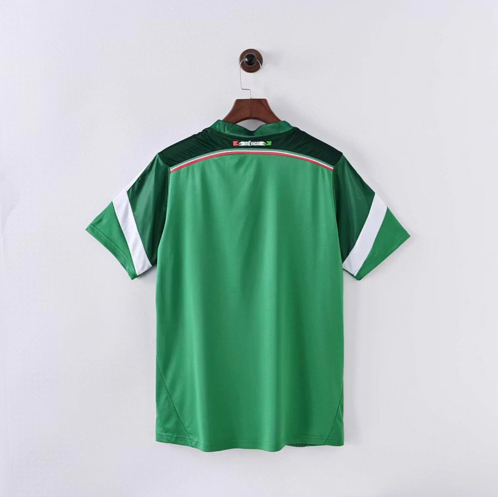 2014 Retro Mexico Home World Cup Jersey