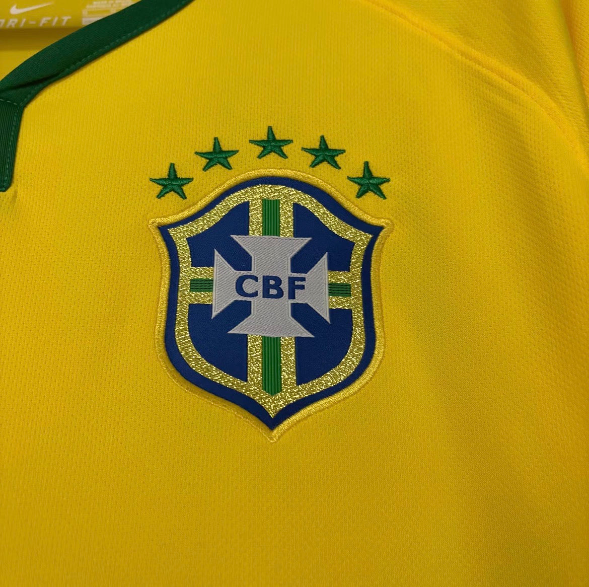 2014 Retro Brazil Home World Cup Jersey