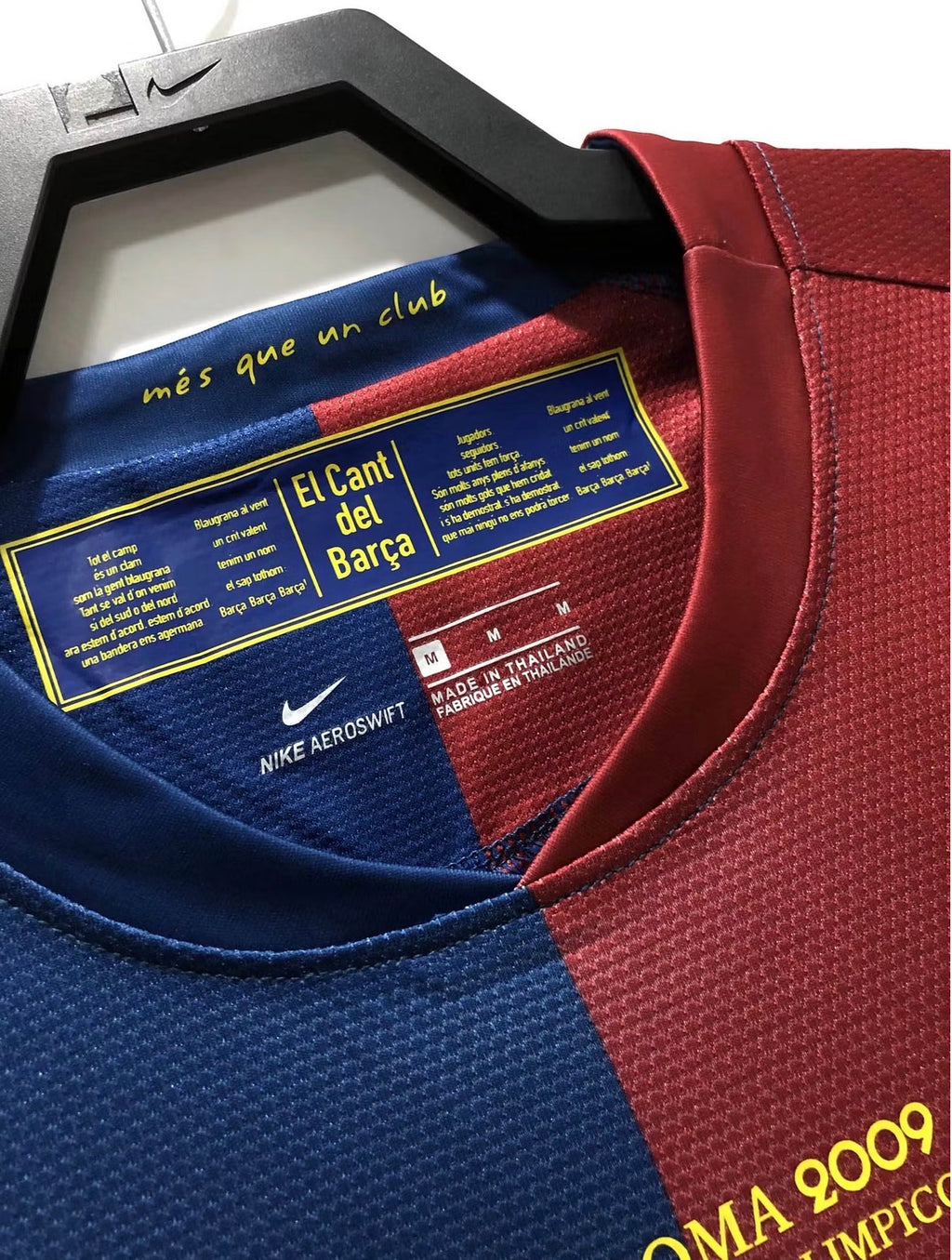 2008/09 Retro Barcelona Home UCL Final Jersey