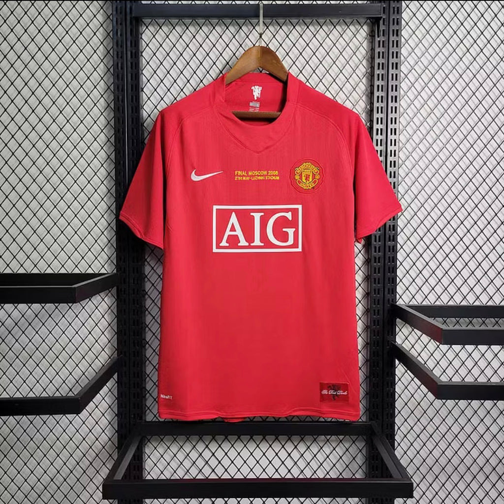 2007/08 Retro Manchester United UCL Final Home Jersey