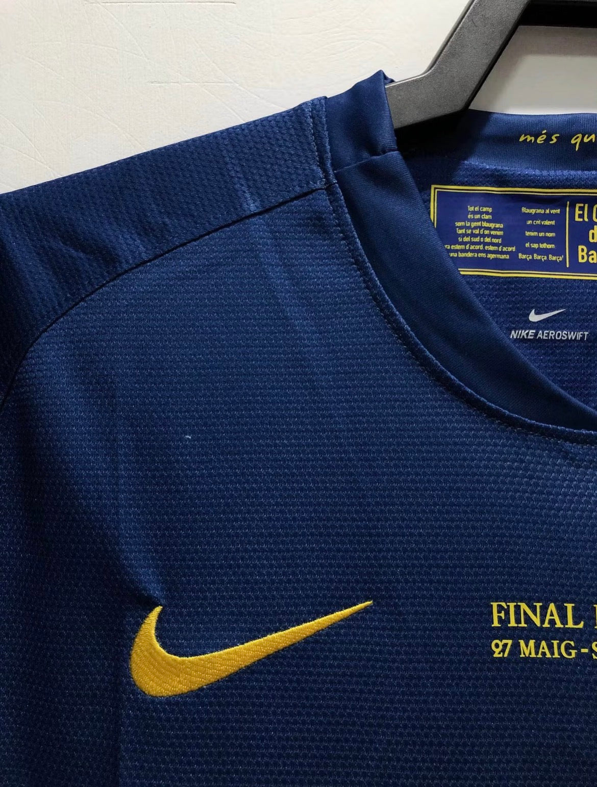 2008/09 Retro Barcelona Home UCL Final Jersey