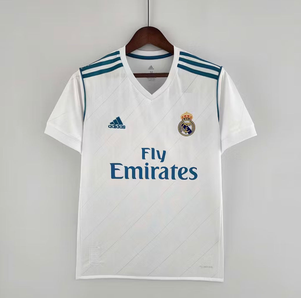 2017/18 Retro Real Madrid Home Jersey