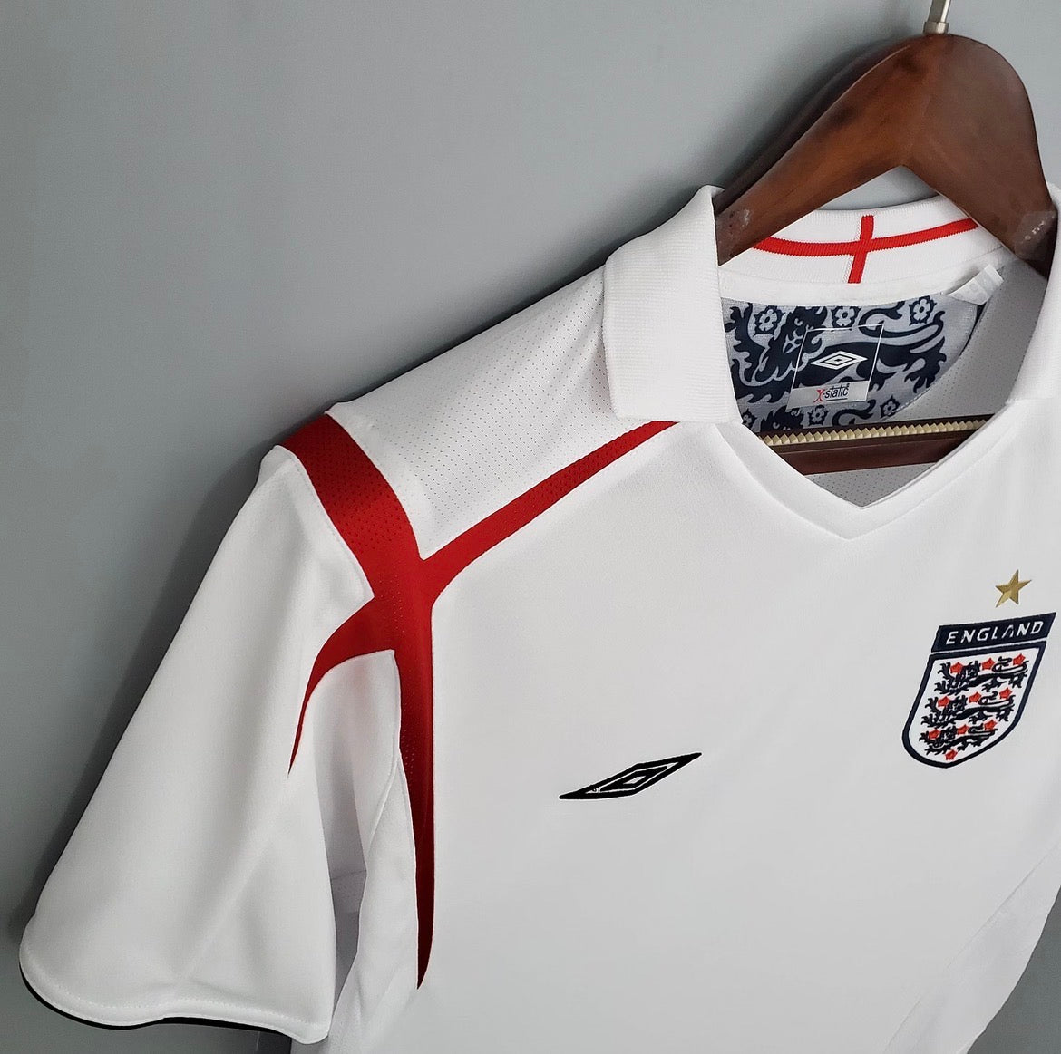 2006 Retro England Home World Cup Jersey