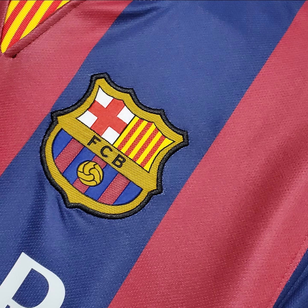 2014/15 Retro Barcelona Home Jersey