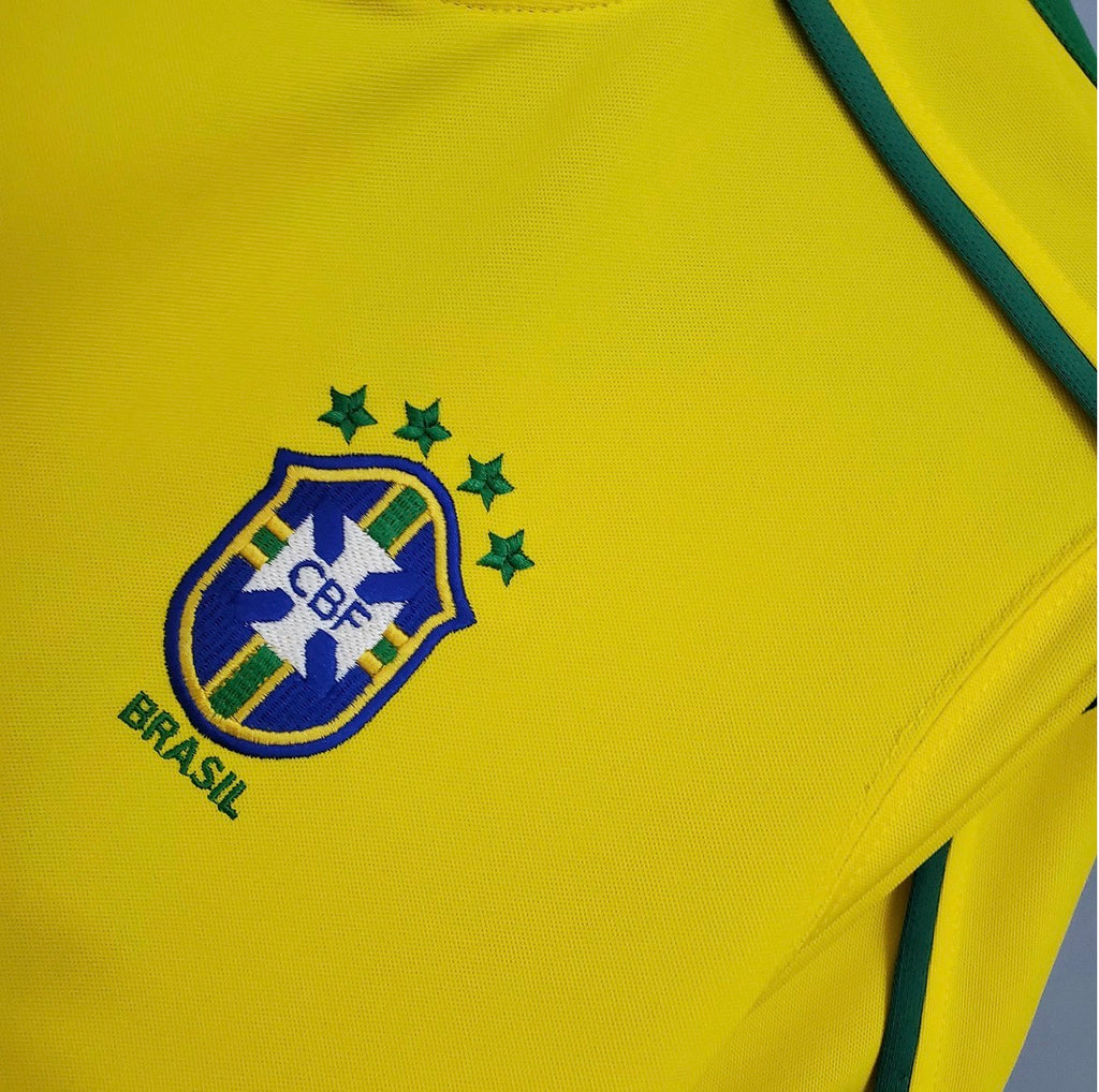 1998 Retro Brazil World Cup Home Jersey