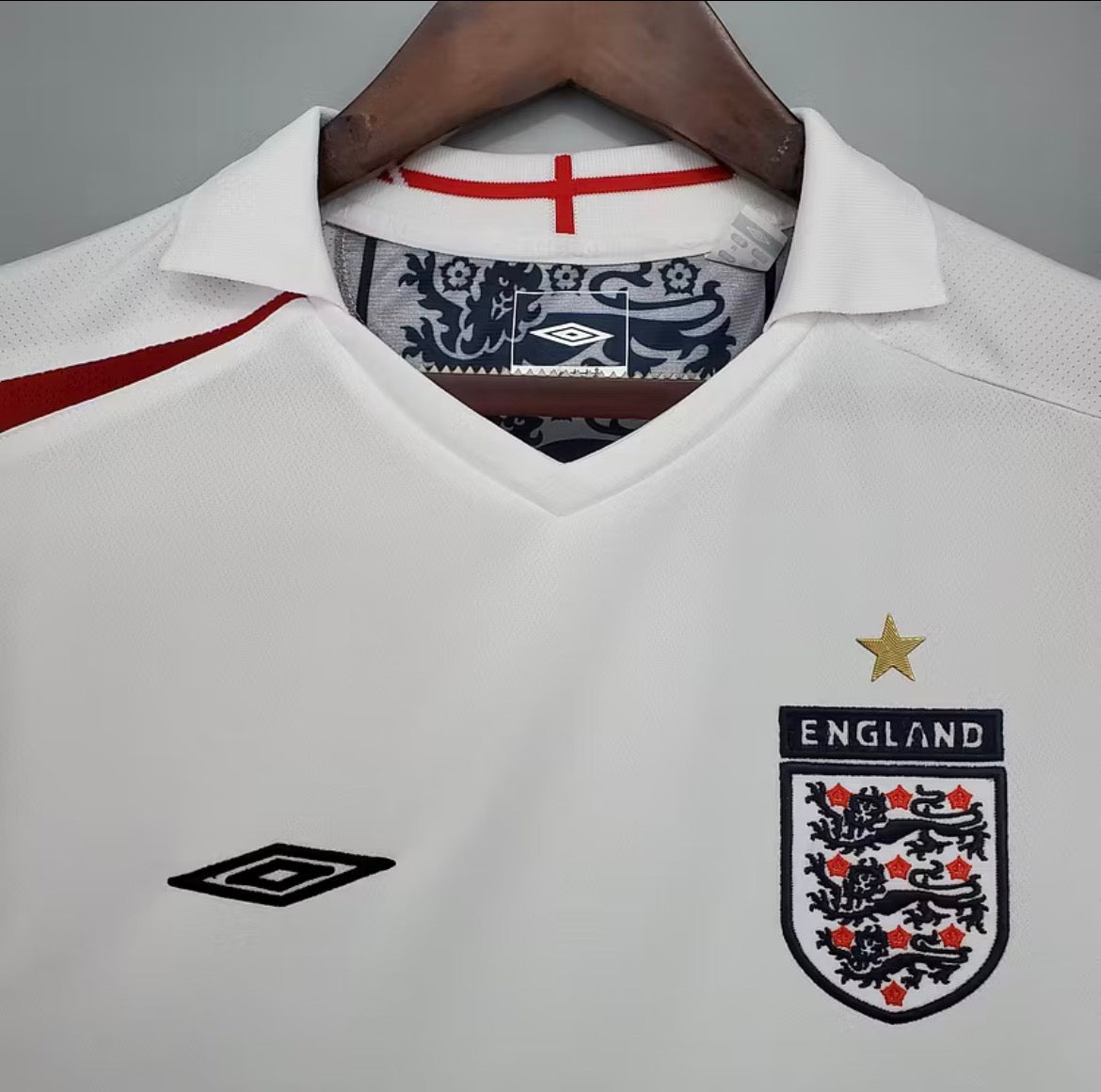 2006 Retro England Home World Cup Jersey