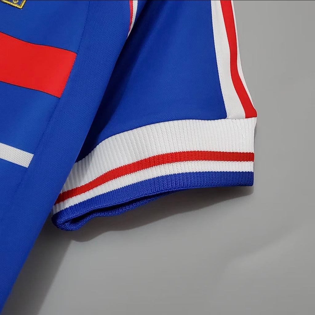 1998 Retro France Home World Cup Jersey