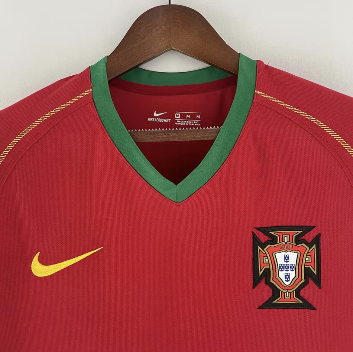 2006 Retro Portugal Home World Cup Jersey