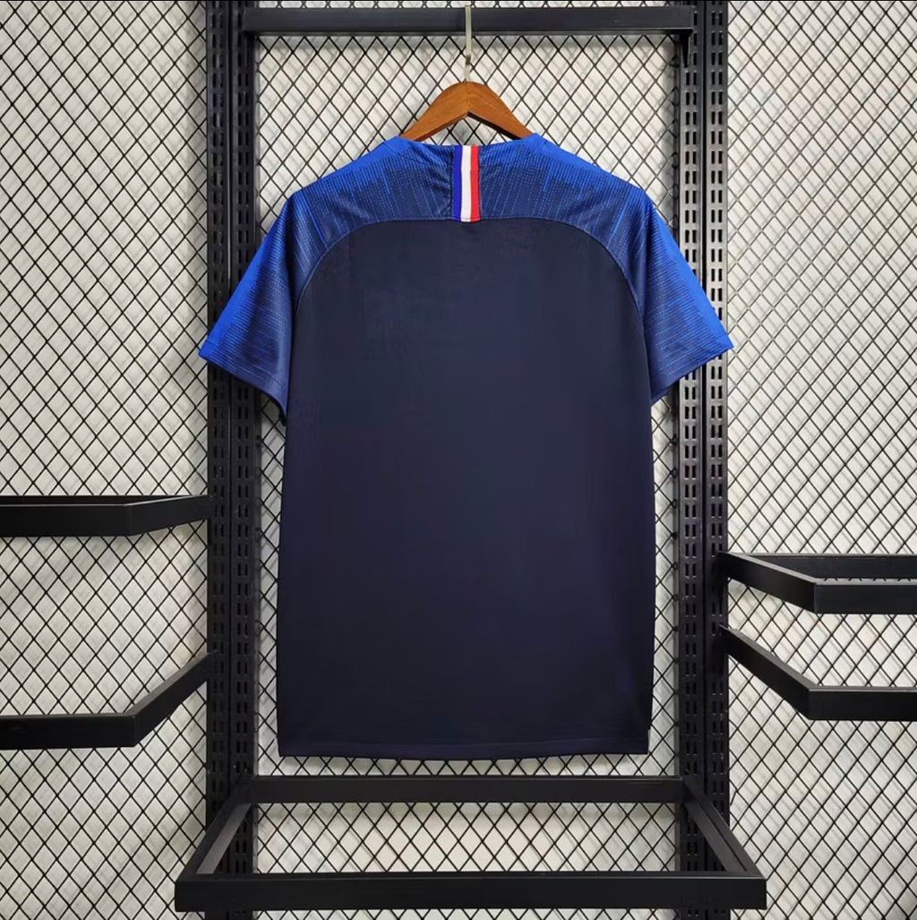 2018 Retro France Home World Cup Jersey