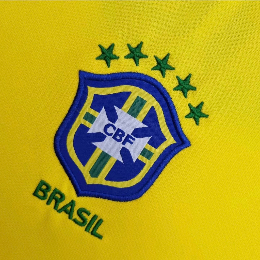 2004 Retro Brazil Home Jersey
