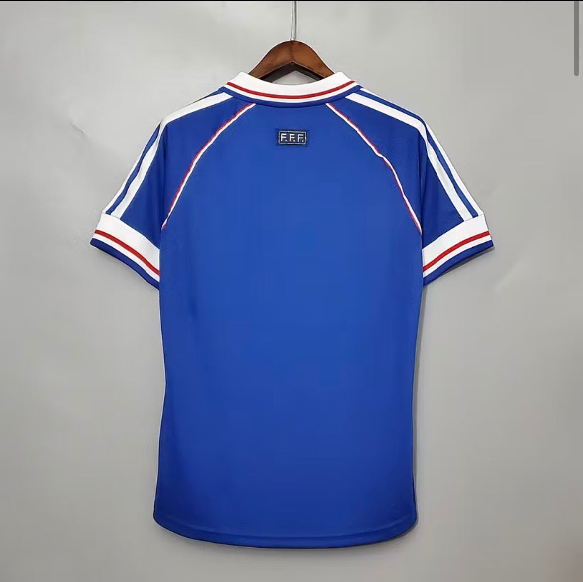 1998 Retro France Home World Cup Jersey