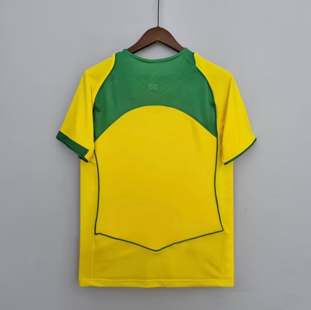 2004 Retro Brazil Home Jersey