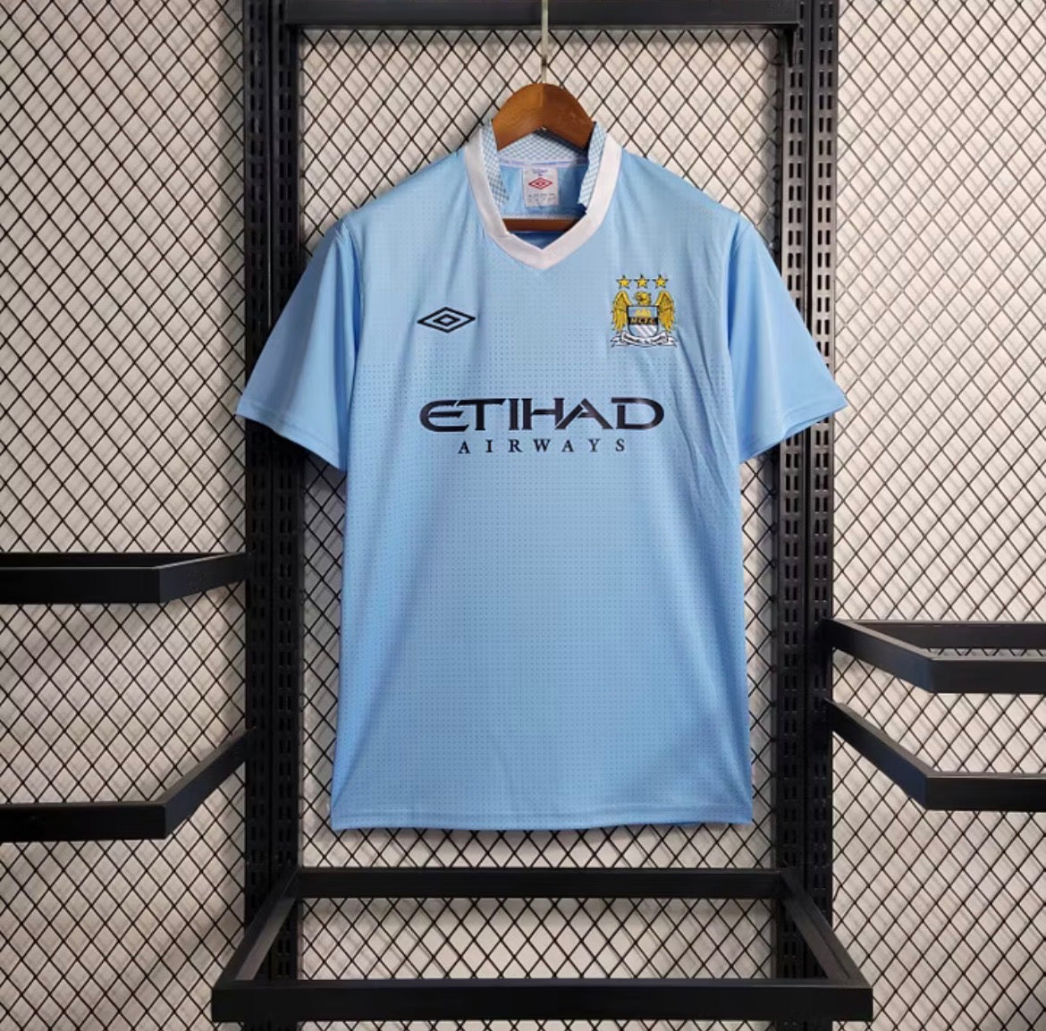 2011/12 Retro Manchester City Home Jersey