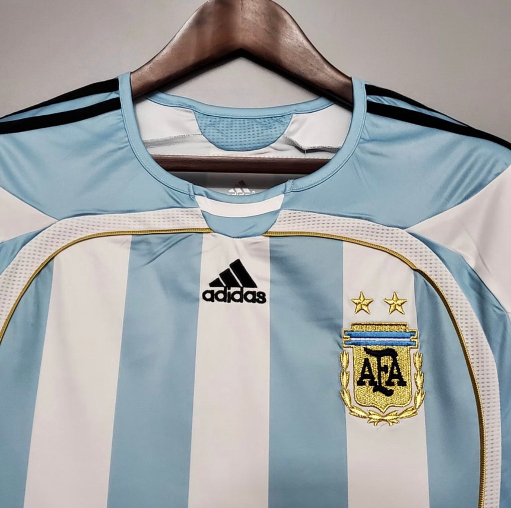 2006 Retro Argentina Home Jersey
