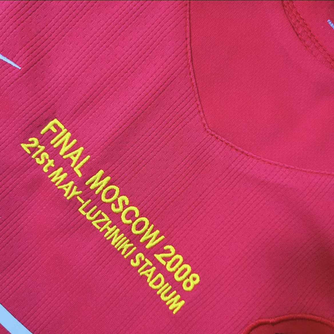 2007/08 Retro Manchester United UCL Final Home Jersey