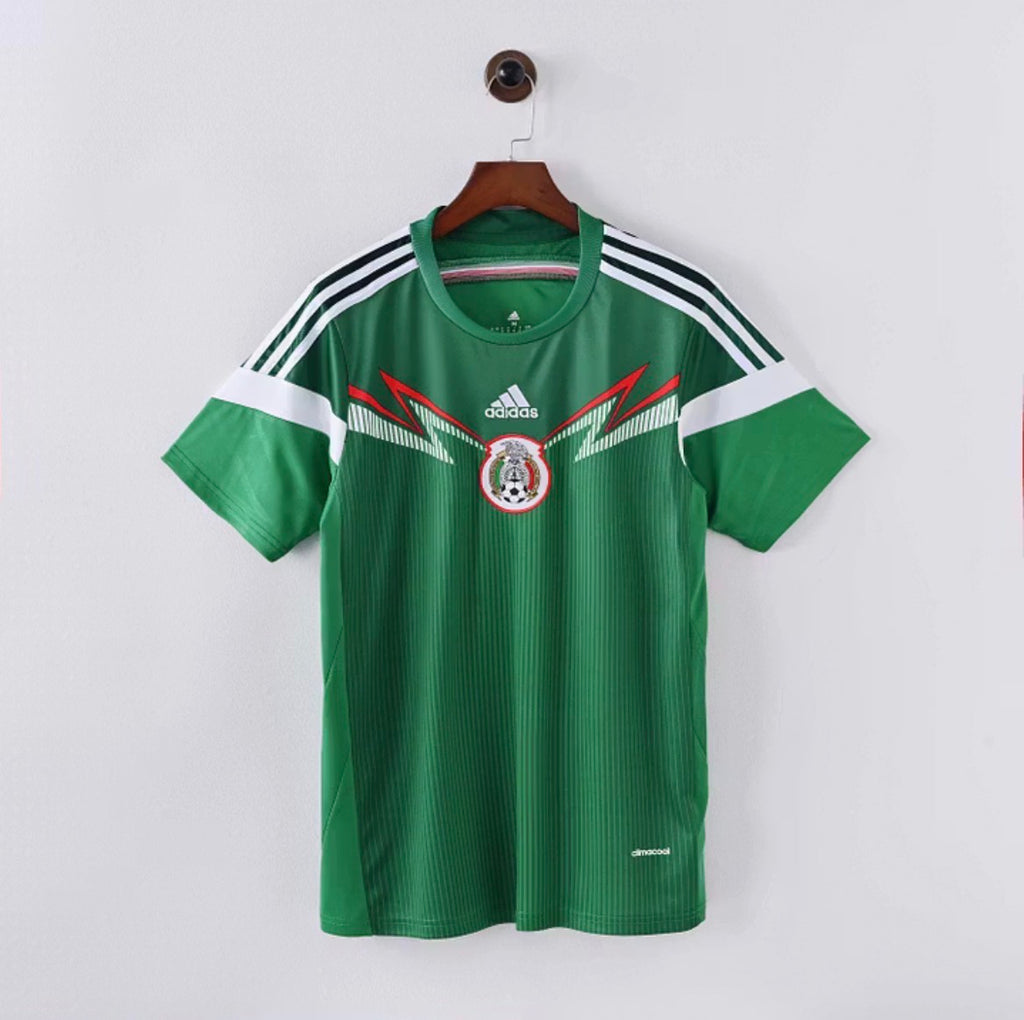 2014 Retro Mexico Home World Cup Jersey