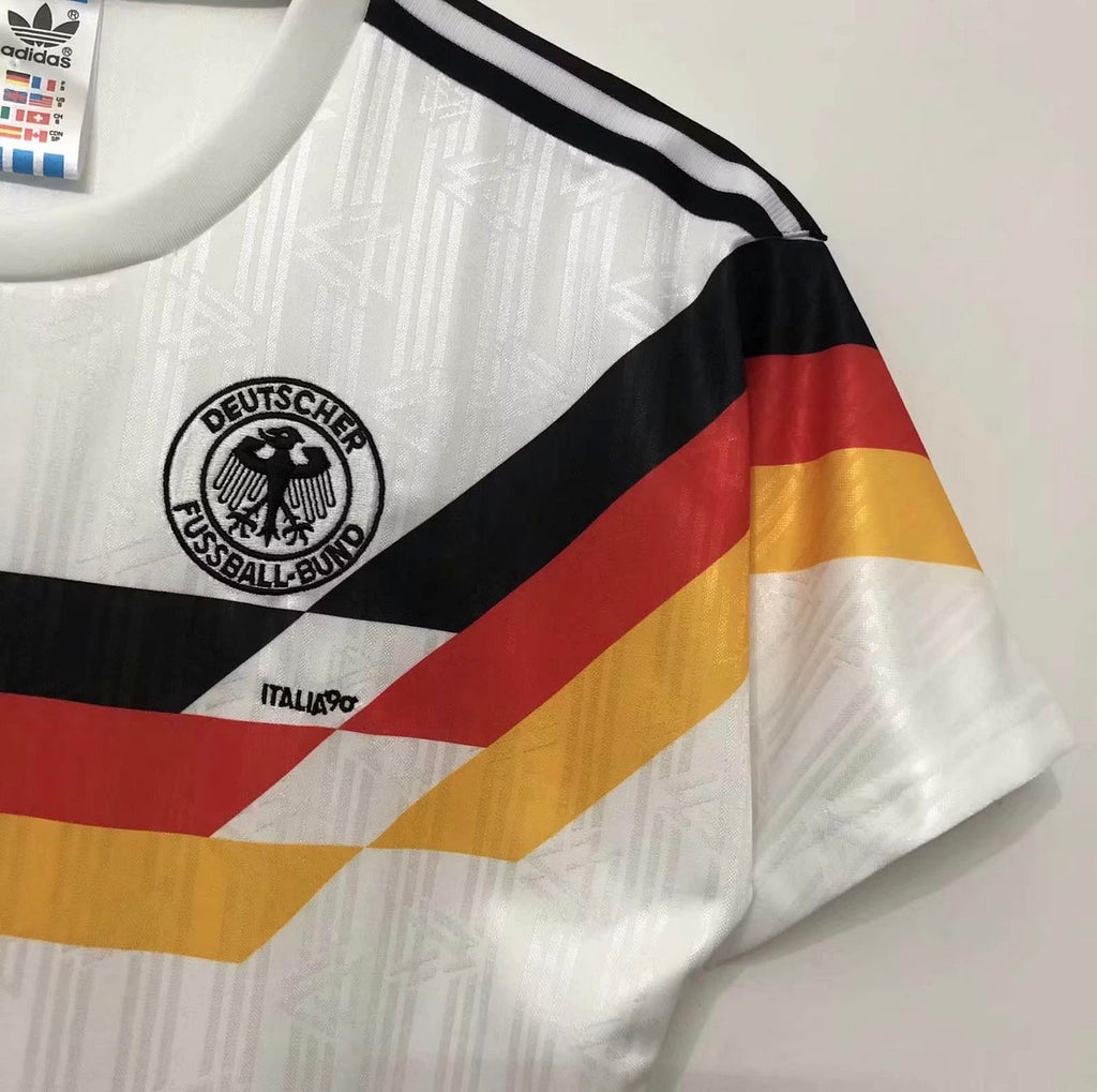 1990 Retro Germany Home World Cup Jersey