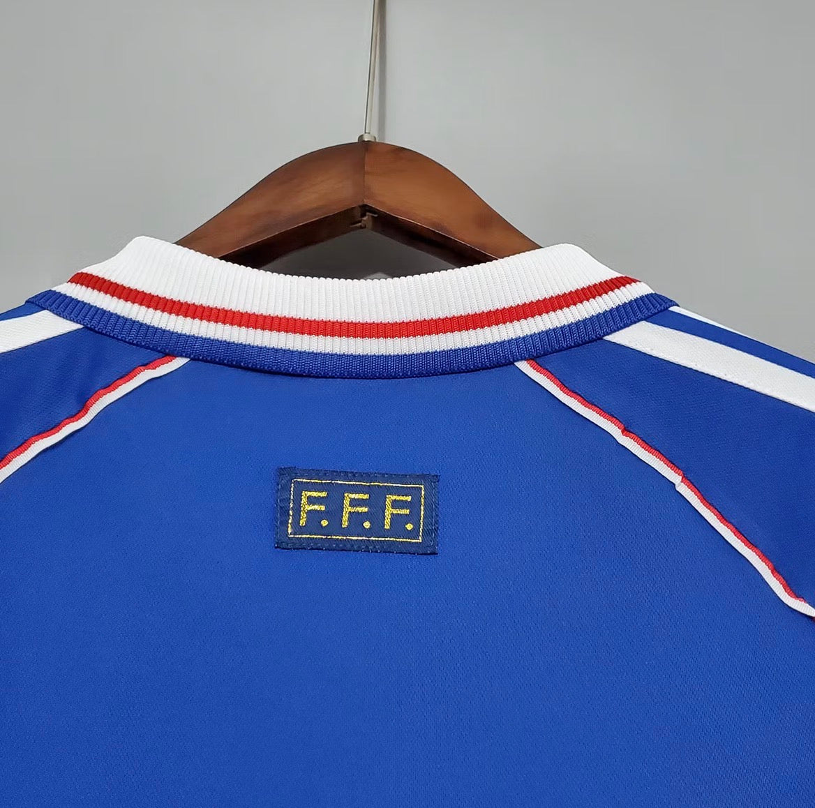 1998 Retro France Home World Cup Jersey