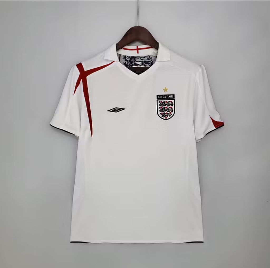 2006 Retro England Home World Cup Jersey