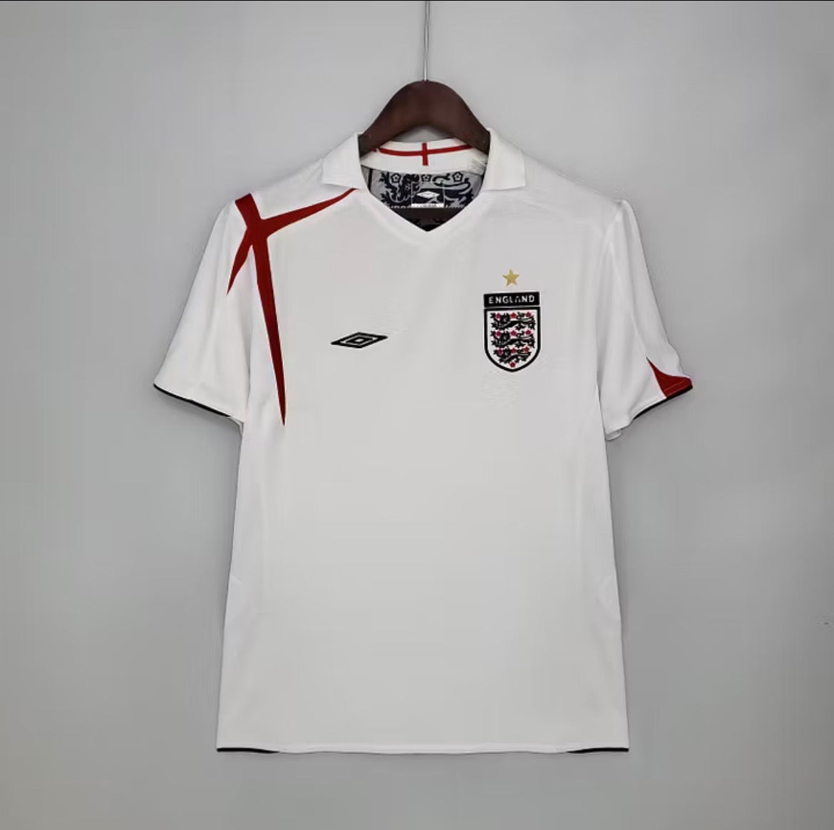 2006 Retro England Home World Cup Jersey