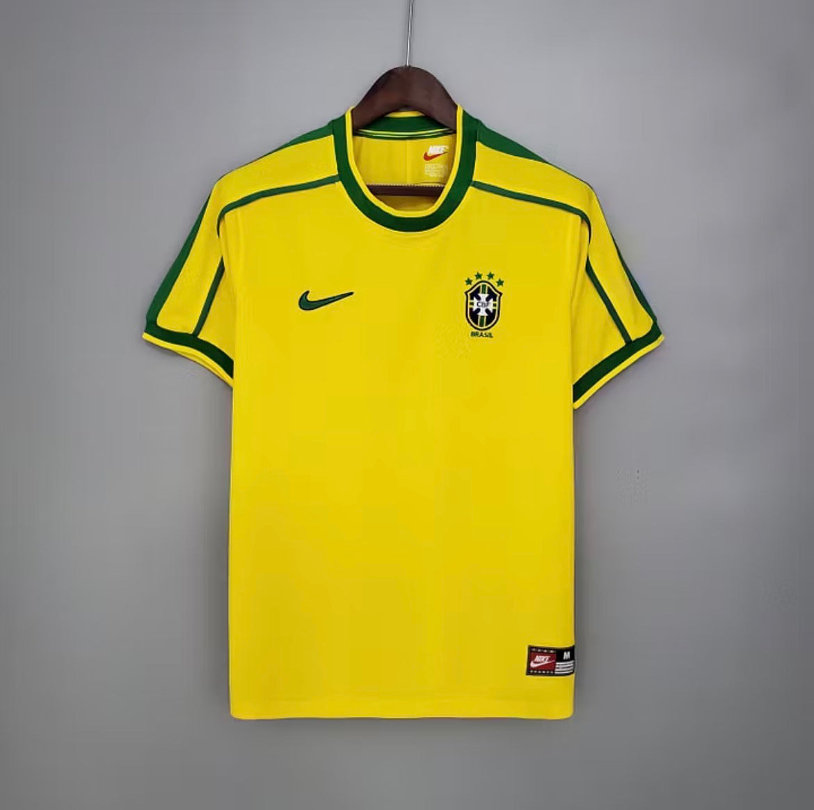 1998 Retro Brazil World Cup Home Jersey