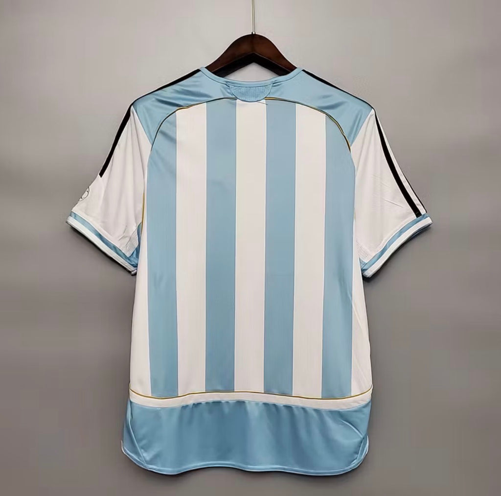 2006 Retro Argentina Home Jersey