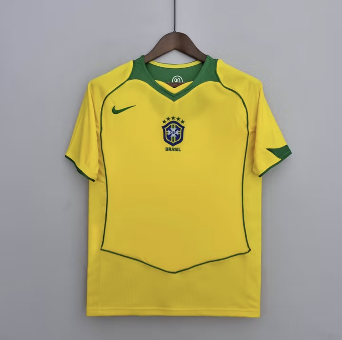 2004 Retro Brazil Home Jersey