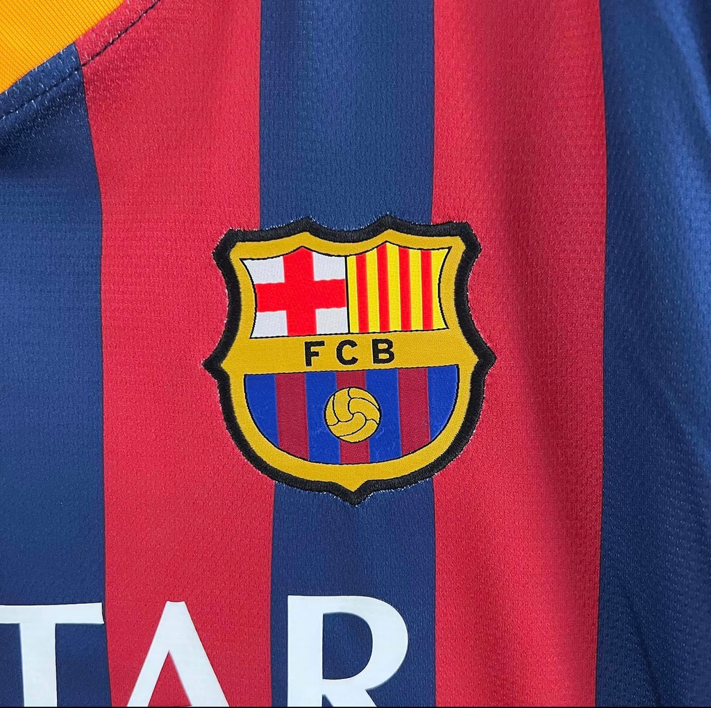 2013/14 Retro Barcelona Home Jersey